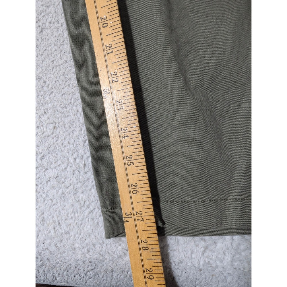NEW! Old Navy Pulla Utility Pants Women 2X Green Stretch High Rise Inseam 27.5 - Picture 7 of 10